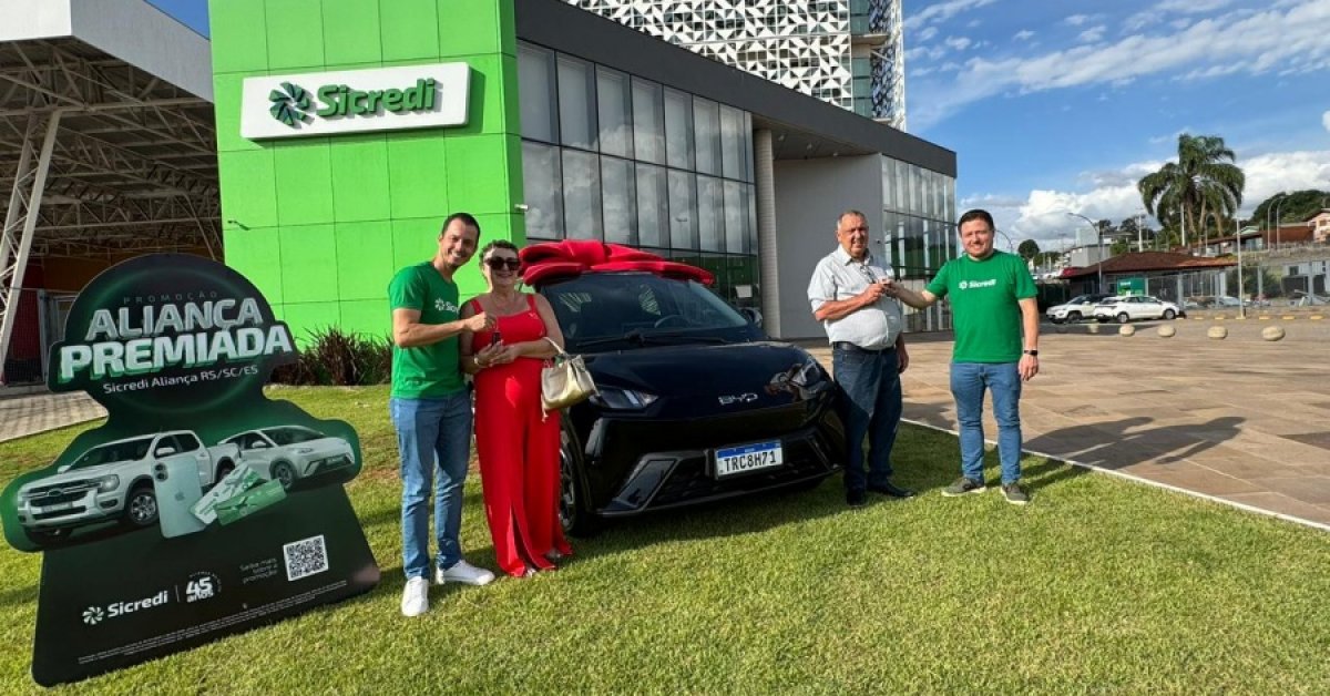 Campanha Aliança Premiada tem 77 associados da Sicredi Aliança RS/SC/ES premiados - Tua Rádio